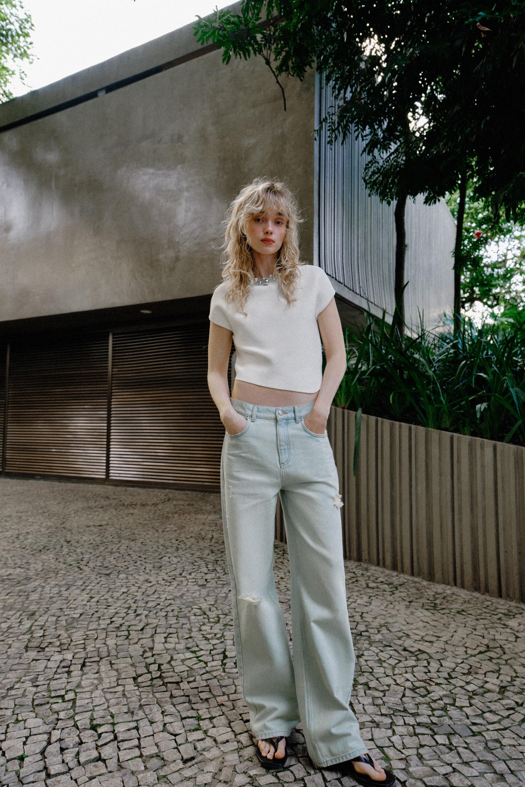 ⚠️ZARAページ⚠️ ZW COLLECTION SATIN HALTER DRESS - Brown | ZARA Singapore