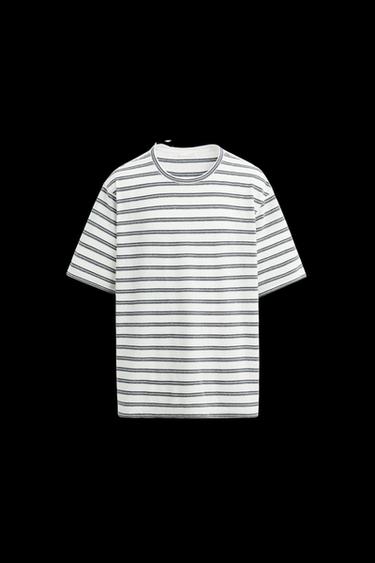STRIPED T-SHIRT - striped by Zara
