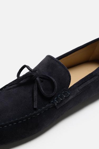 CASUAL LEATHER LOAFERS LIMITED EDITION - Blue by Zara - Image 2