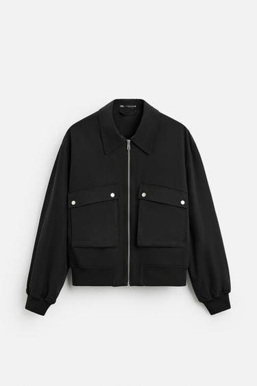 SOFT JACKET WITH POCKETS - Black by Zara