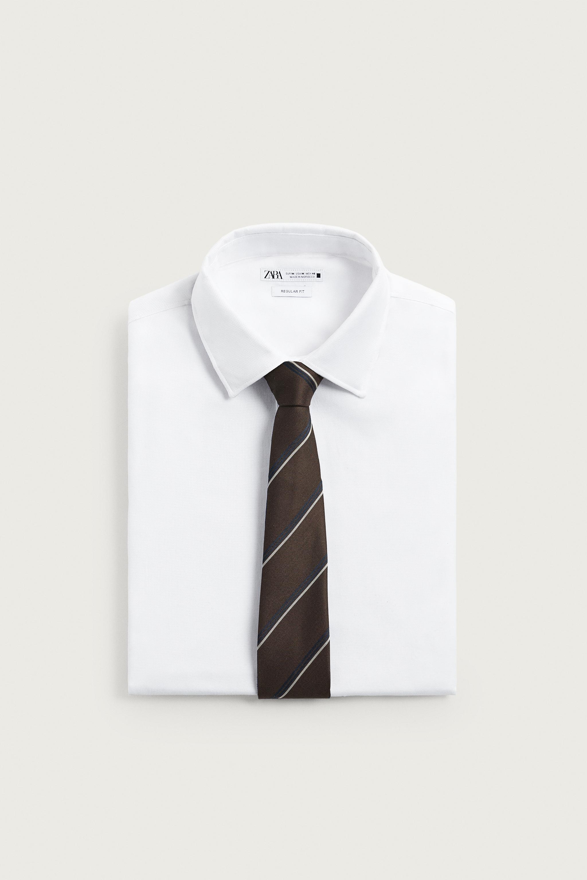 100% SILK STRIPED TIE