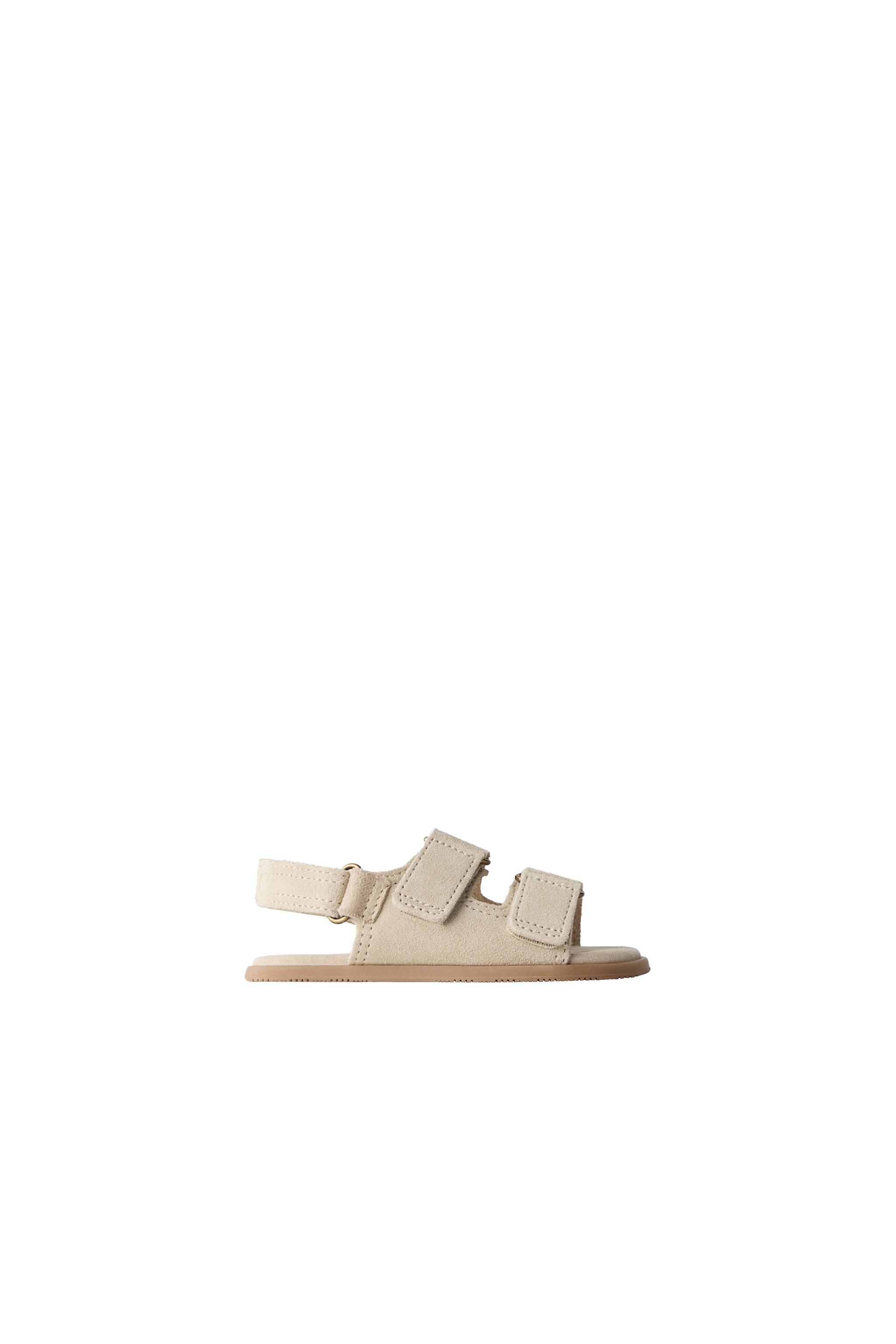 BAREFOOT LEATHER SANDALS - Sandy Brown | ZARA United States