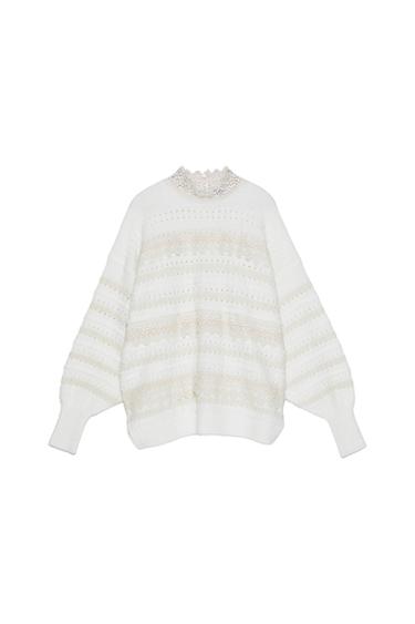 COMBINED KNIT SWEATER