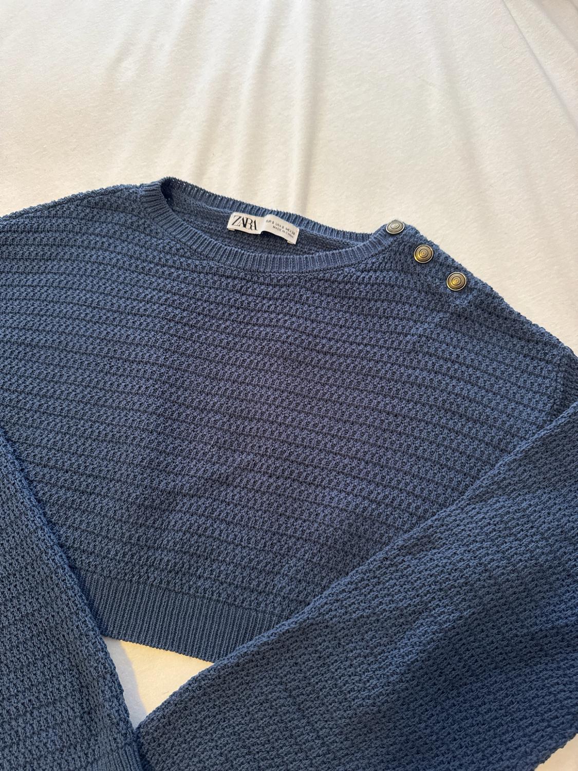 PLAIN KNIT 100% CASHMERE SWEATER - Image 2