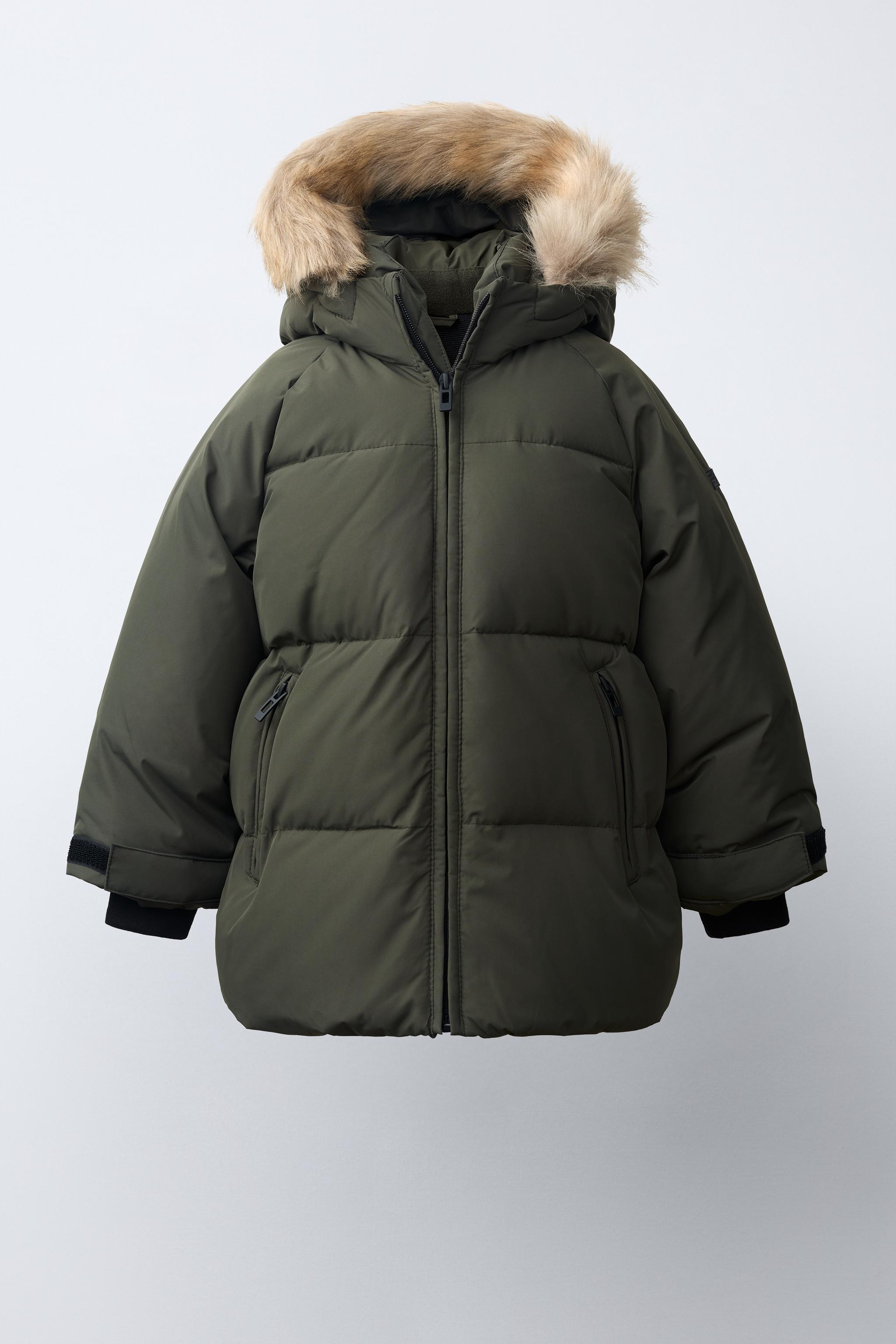 PLUMÍFERO CAPUCHA EFECTO PELO 50% PLUMA Y 50% PLUMÓN WATER REPELLENT Y WINDPROOF