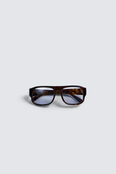 RECTANGULAR SUNGLASSES - Tortoiseshell by Zara