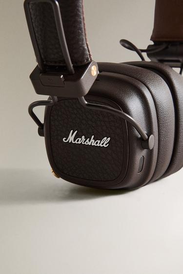 MARSHALL MAJOR V WIRELESS HEADPHONES - Brown by Zara - Image 1