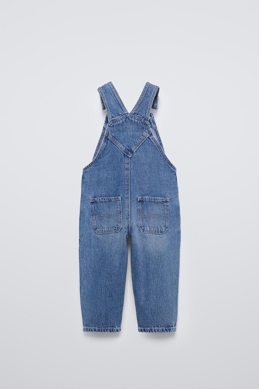 LONG DENIM OVERALLS - Blue | ZARA United States 