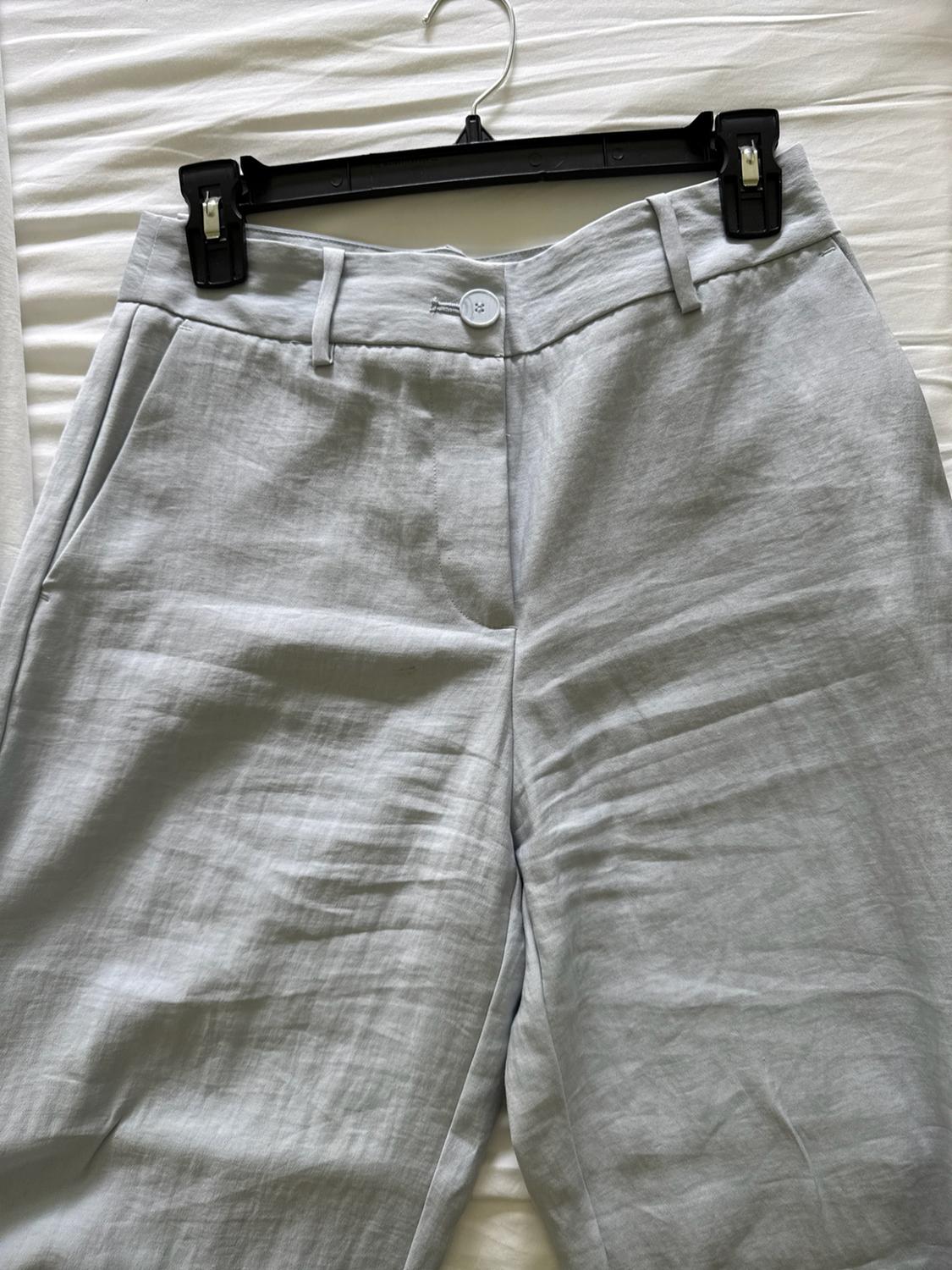 HIGH-WAISTED STRAIGHT LEG PANTS - Image 4