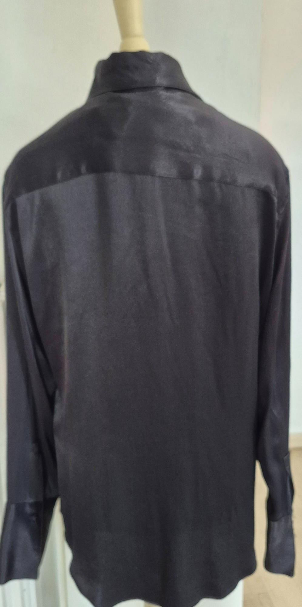 ZW COLLECTION SATIN SHIRT WITH POCKETS - Image 2