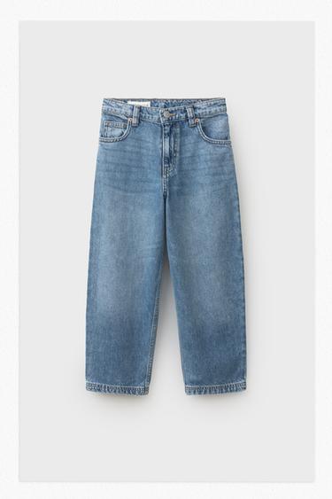 DENIM BAGGY RELAXED - أزرق الخاص بـ Zara