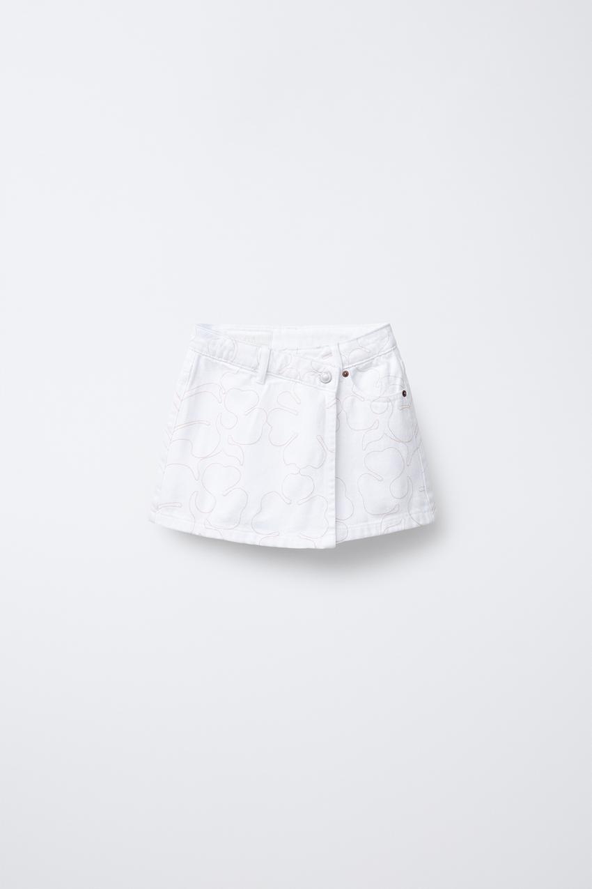 EMBROIDERED SARONG SHORTS