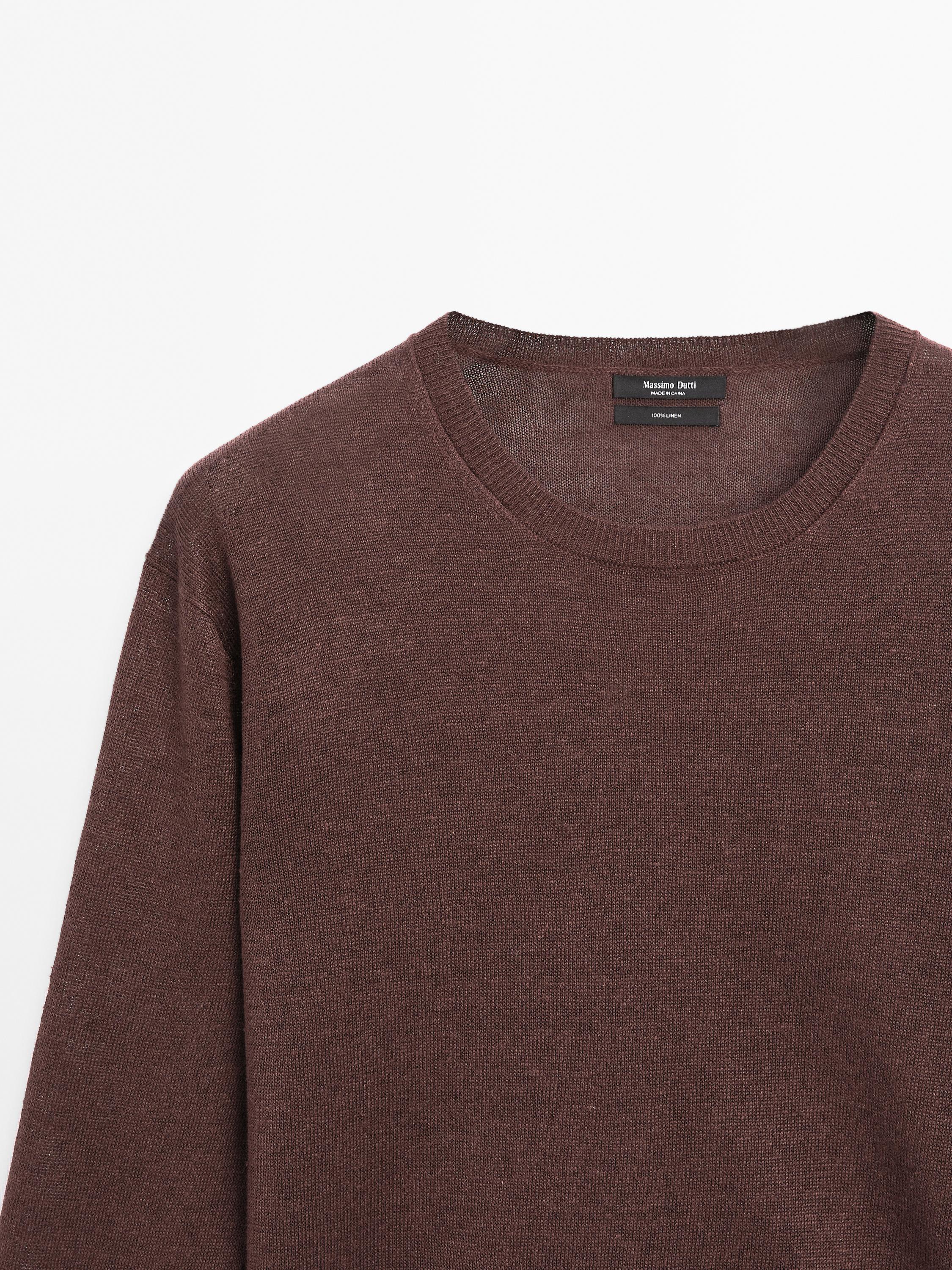 トップス WOOL LINEN CREWNECK KNIT Lofty Crew Neck Knit | Unison Label