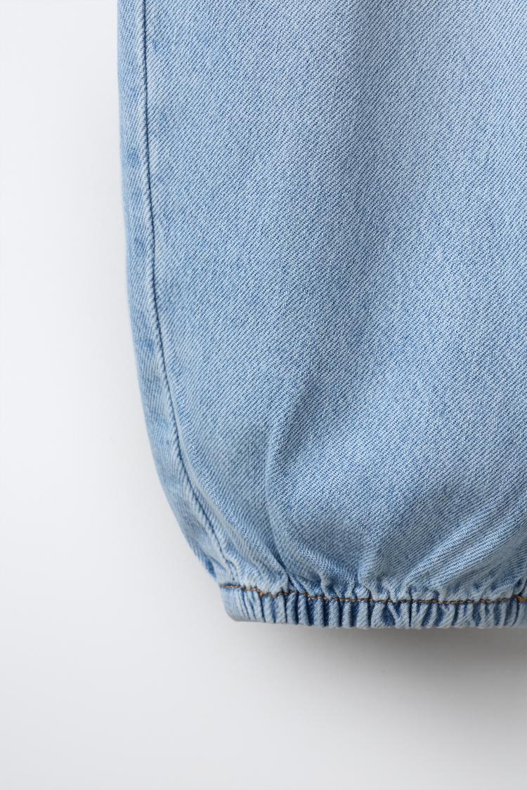 JEANS GLOBO FLUIDOS CON BAJO ELÁSTICO 5