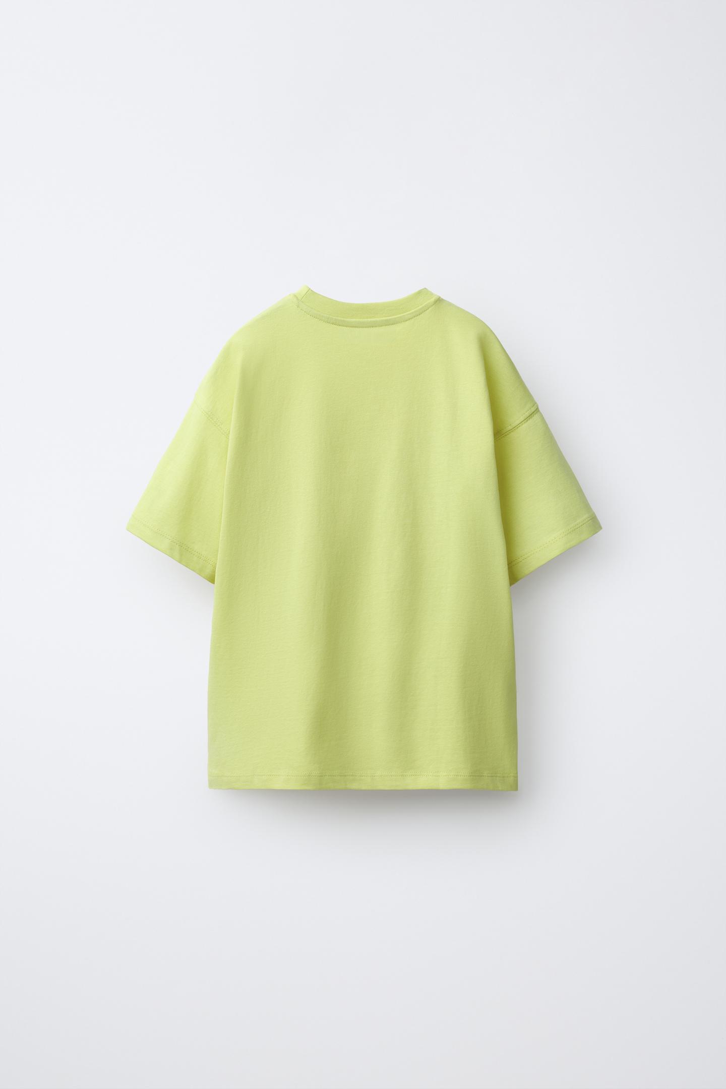 Детские футболки Zara Three-Pack OF Basic T-SHIRTS, цвет: Пастельный синий — фото 3