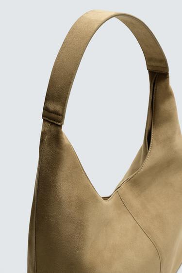 PLAIN TOTE BAG - Sand Brown by Zara - Image 4