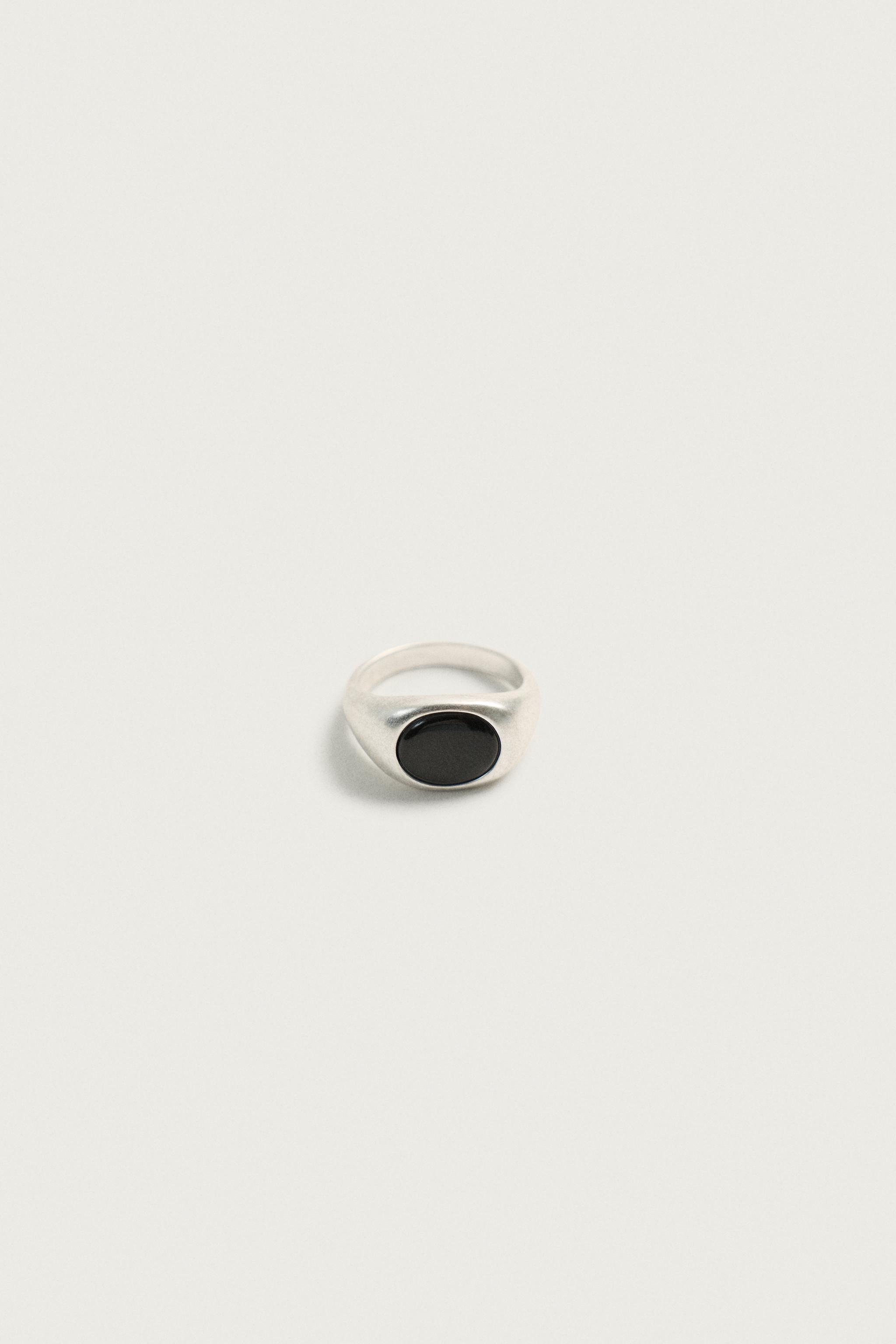 STONE SIGNET RING