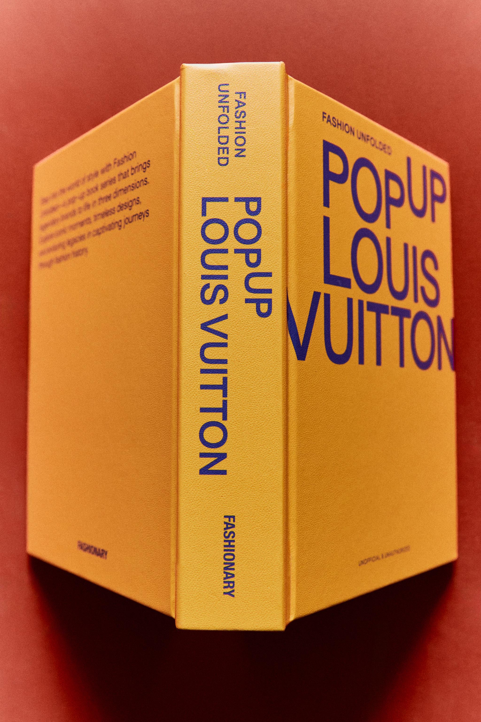 FASHION UNFOLDED POP-UP LOUIS VUITTON BOOK — Orange