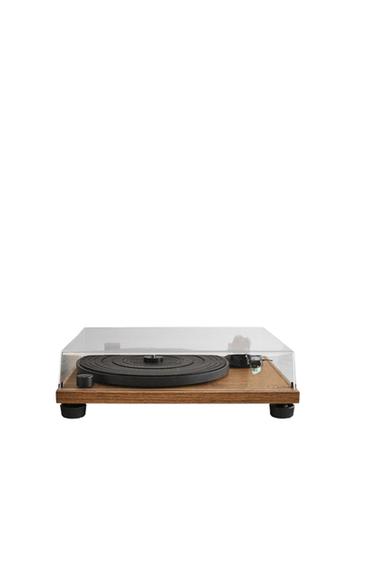 MANUAL BELT-DRIVE RECORD PLAYER, AUDIO TECHNICA - Brown by Zara