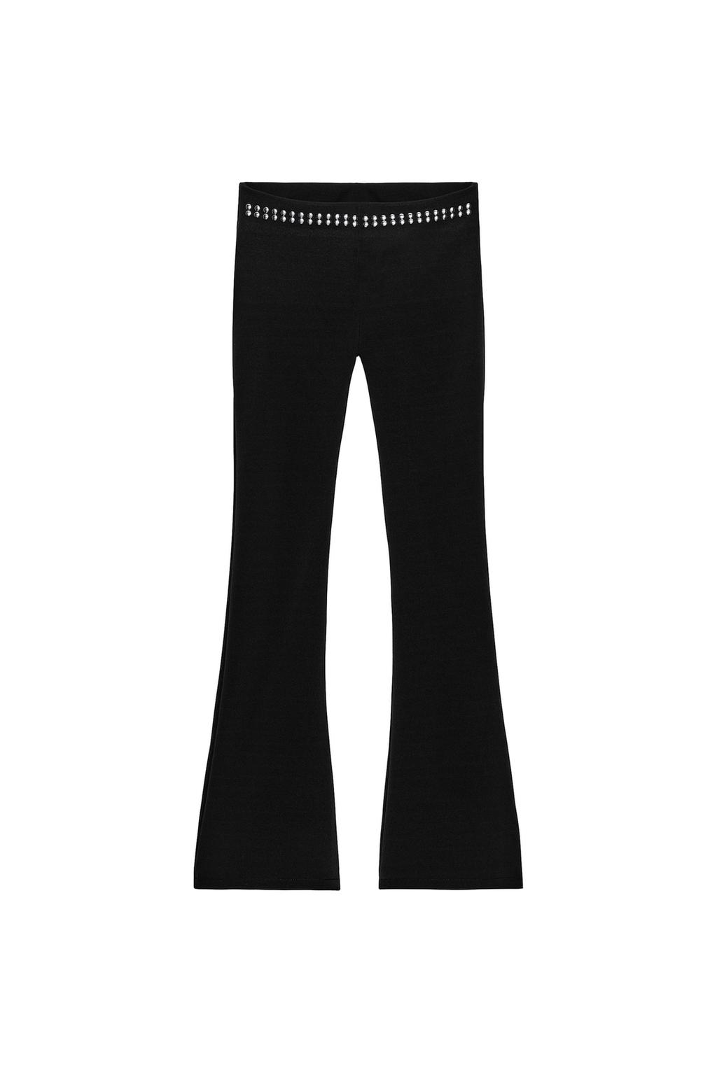 FLARE STRETCH STUD PANTS - image 3