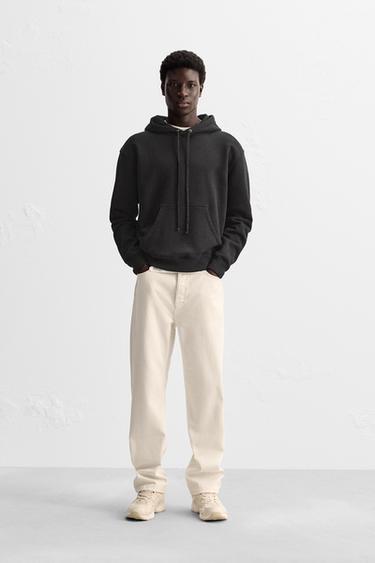 SUDADERA LAVADA CAPUCHA - Marino oscuro de Zara - Imagen 0