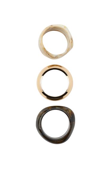 PACK 3 PULSERAS RÍGIDAS COMBINADAS - Multicolor de Zara