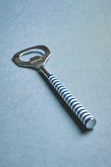 STRIPED BOTTLE OPENER - Blue/White by Zara - Image 6