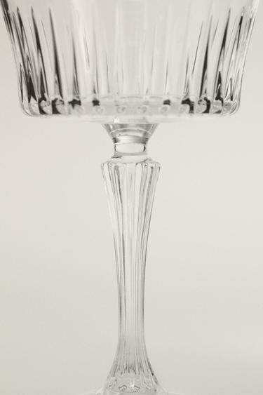 VERRE À CAVA CRISTALLIN RELIEF - Transparent de Zara - Image 2