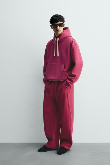 CONTRAST JOGGERS - Fuchsia by Zara