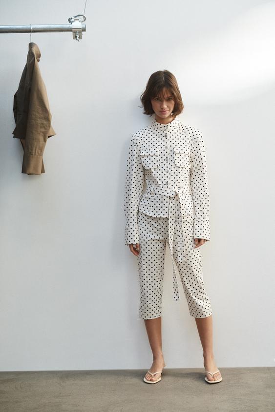 POLKA DOT SHIRT JACKET from Zara - $69.90