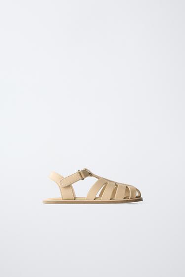 LEREN WATERSCHOENEN - Zandbruin van Zara