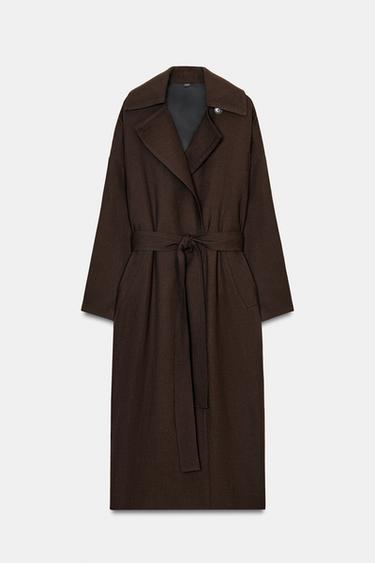 TRENCH FLUIDE LAINE ZW COLLECTION ÉDITION LIMITÉE - Kaki de Zara - Image 6