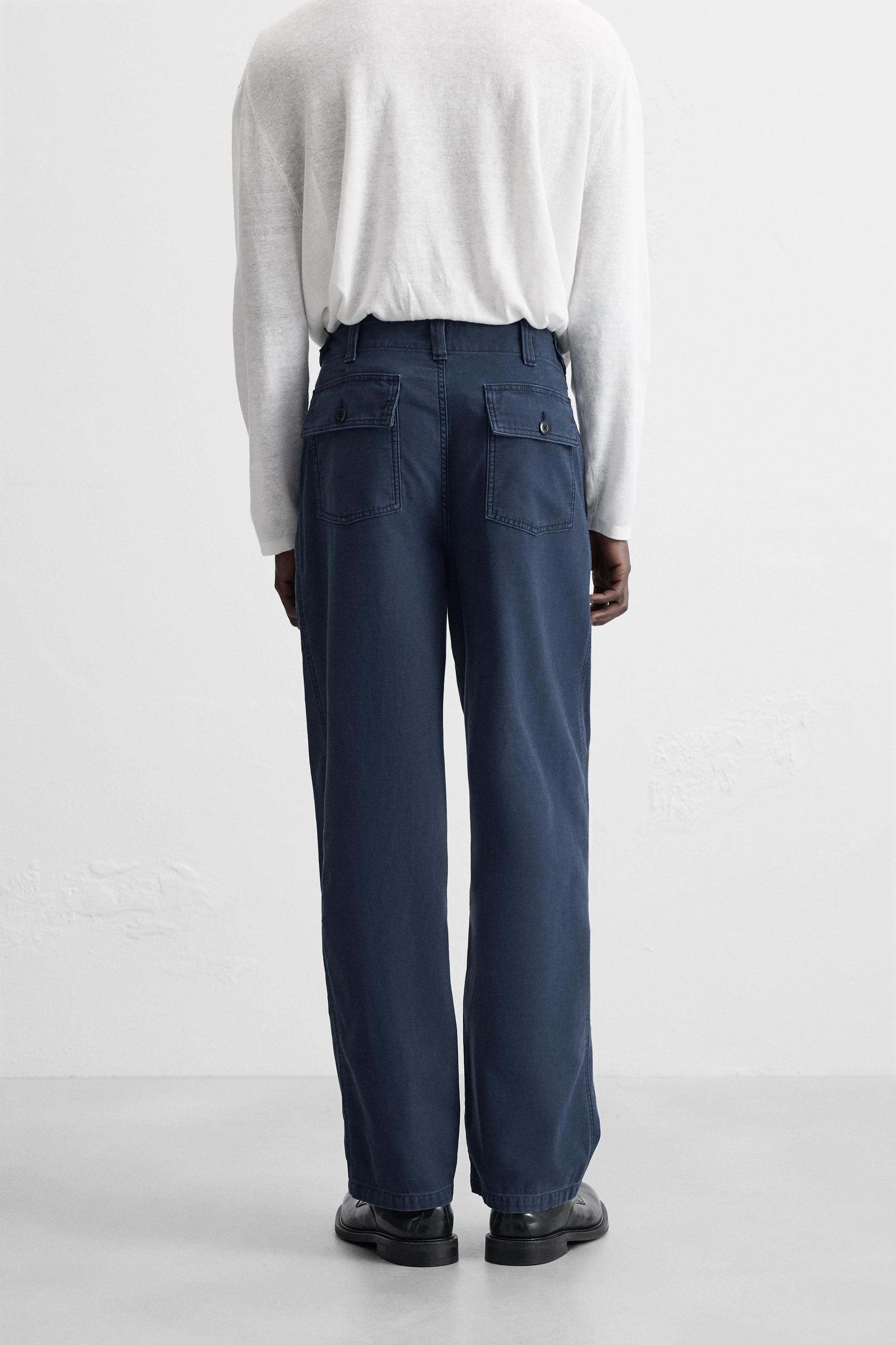 zara ザラ ウォッシュ加工カーペンターパンツ EU36 JP29 完売品