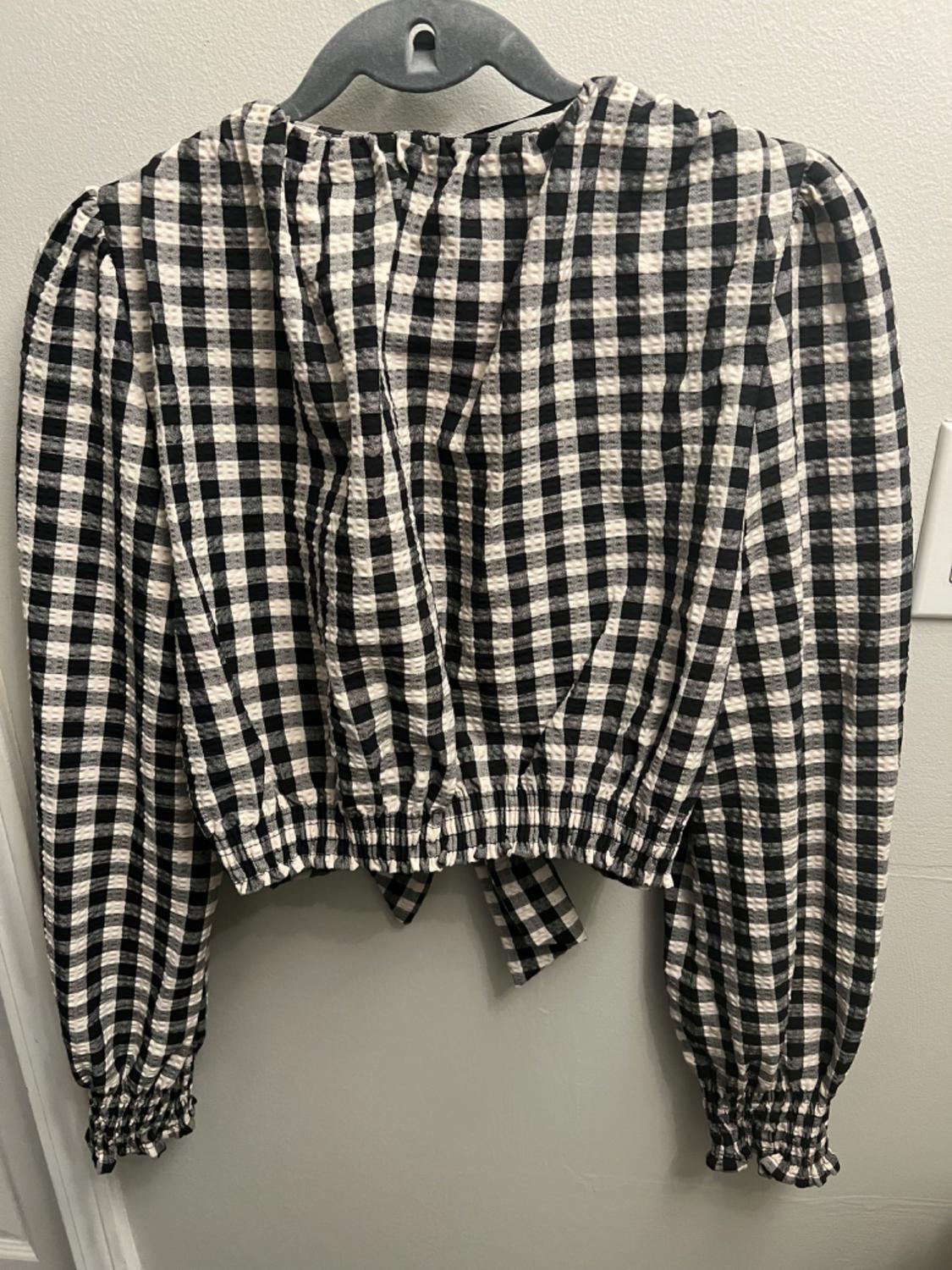 GINGHAM BLOUSE - Image 2