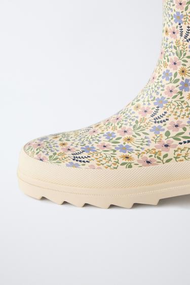FLORAL WELLIES - White by Zara - Image 5