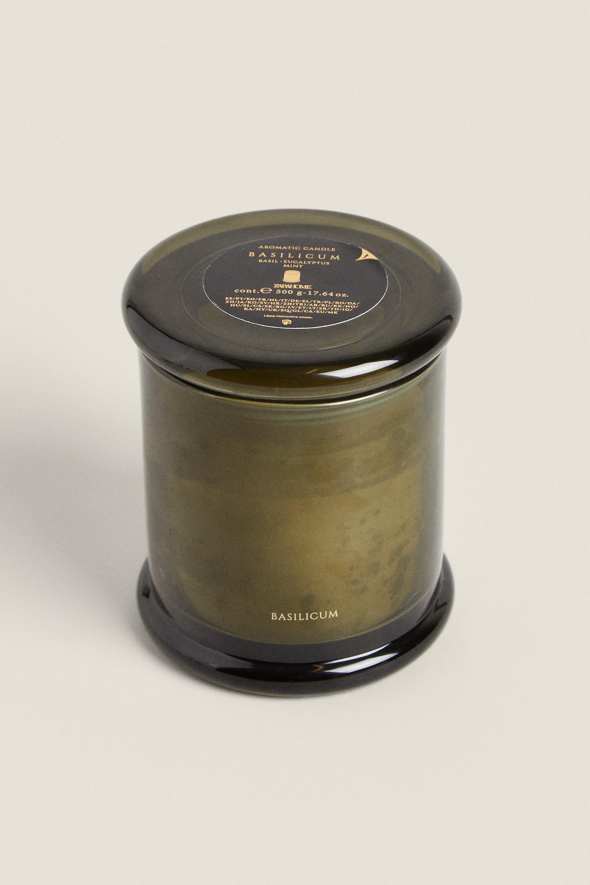 G) BOUGIE PARFUMÉE BASILICUM