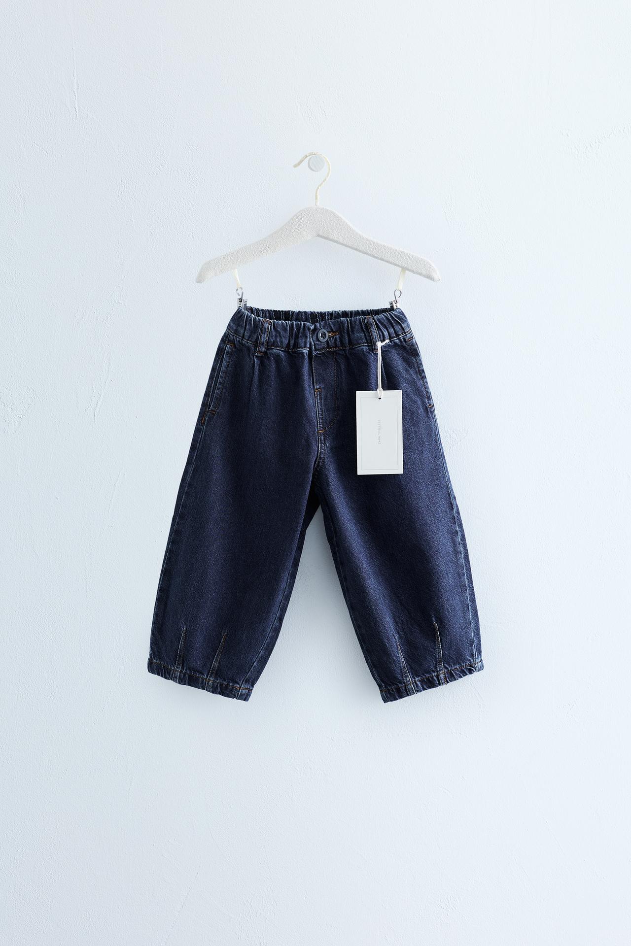 ZARA TIMELESS - PLEATED STRAIGHT LEG JEANS — Indigo