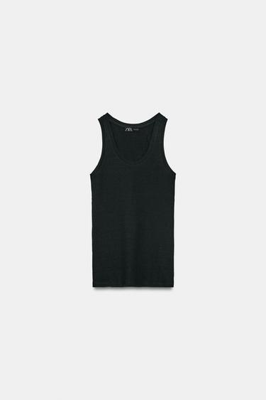 CAMISETA MANGA SISA - Negro de Zara