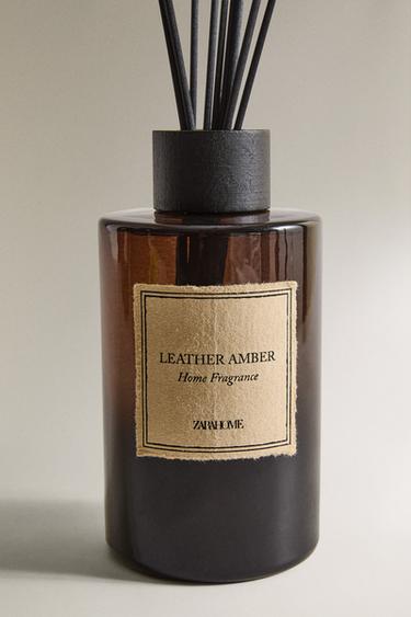 (500 ML) DIFFUSEUR À BÂTONNETS LEATHER AMBER - Noir de Zara - Image 2