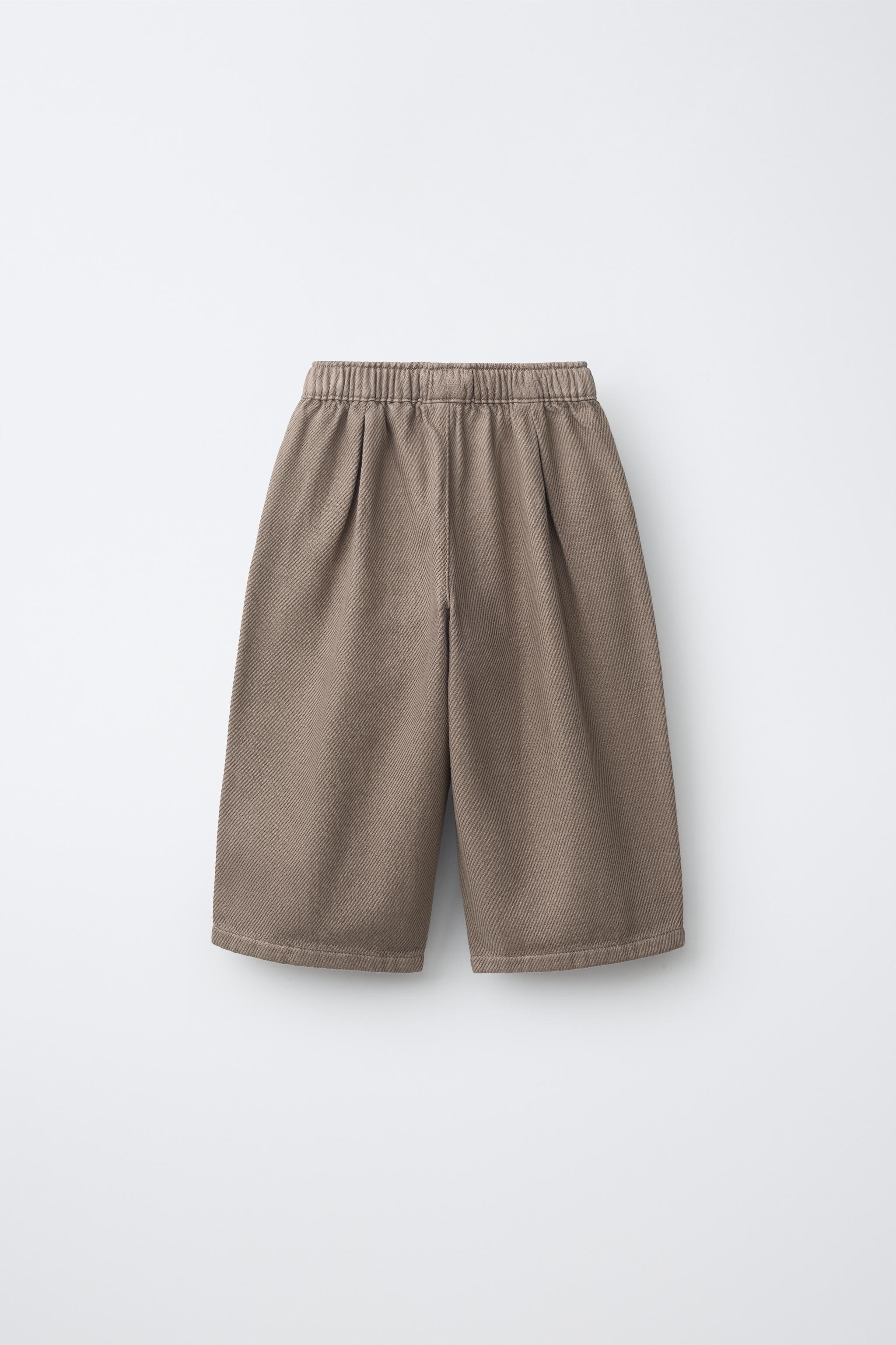 STRUCTURED BALLOON PANTS - Light beige | ZARA United States