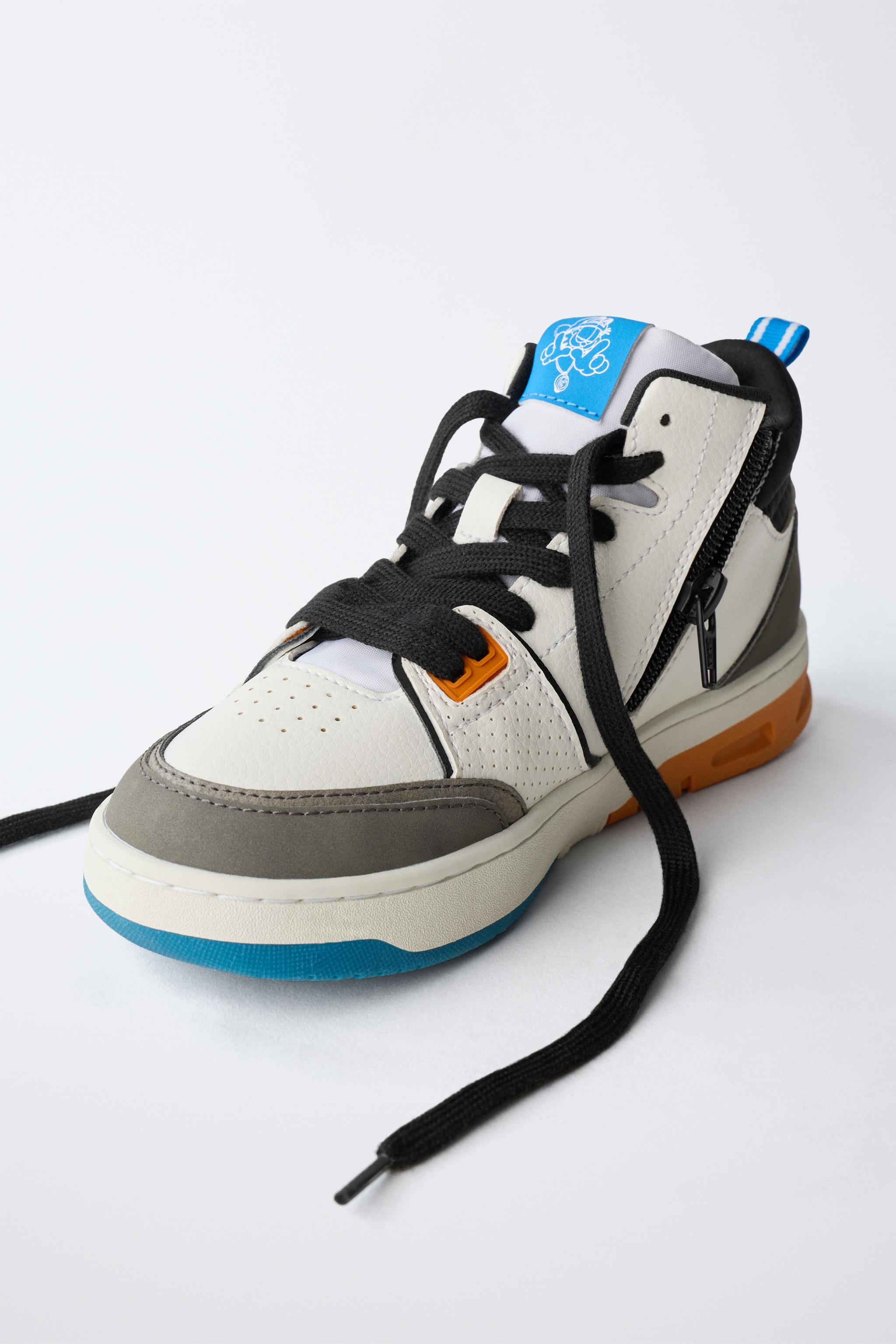 ちかページ GARFIELD © PAWS INC HIGH TOP SNEAKERS - White | ZARA United