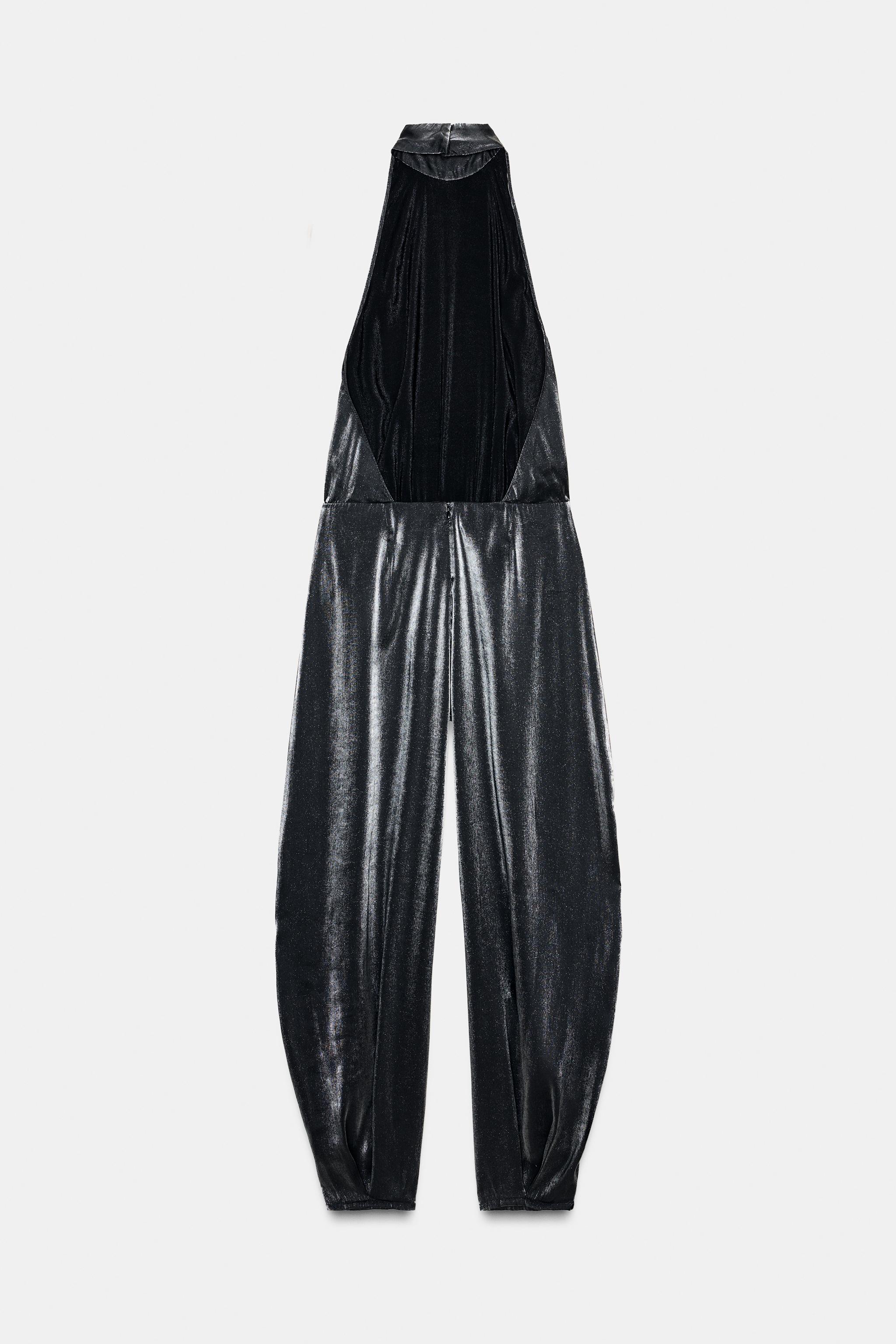 HALTER BALLOON JUMPSUIT