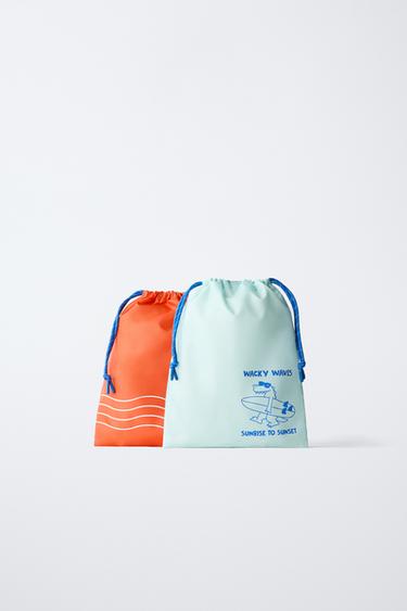PACK BOLSAS PLAYA - Azul de Zara