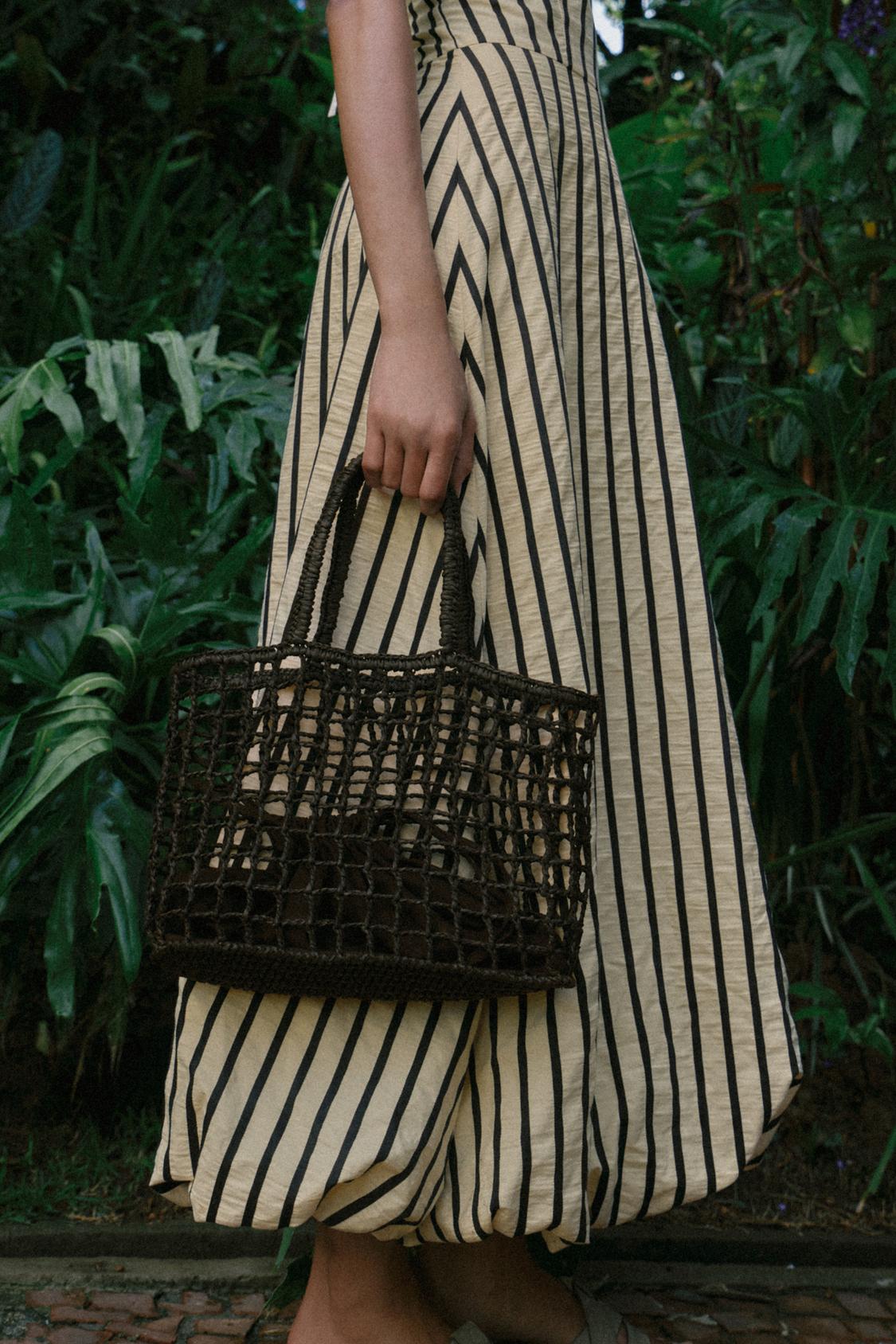 BRAIDED MINI  TOTE BAG