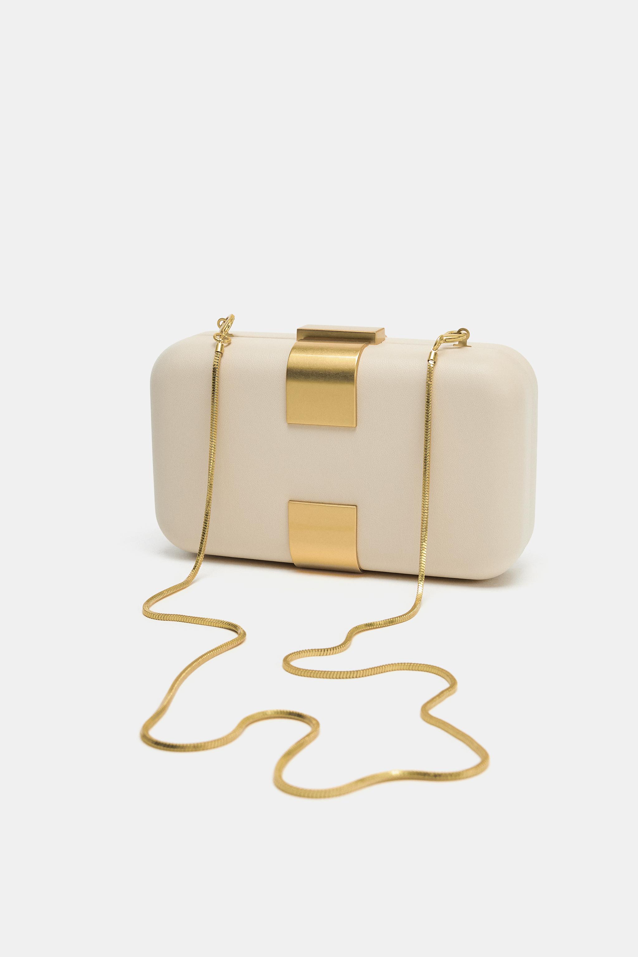POCHETTE À DÉTAIL MÉTALLIQUE