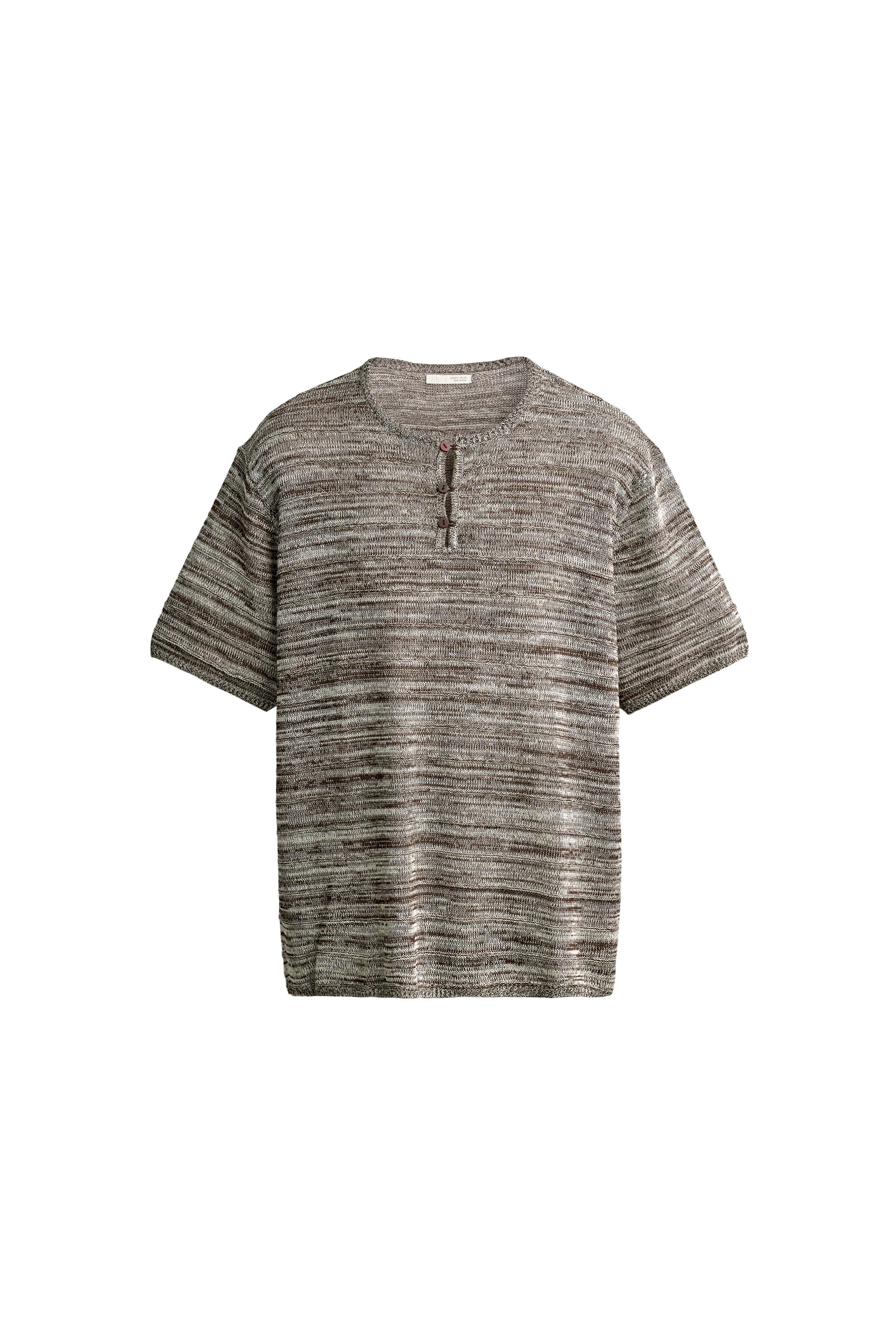 CAMISETA PUNTO CUELLO PANADERO