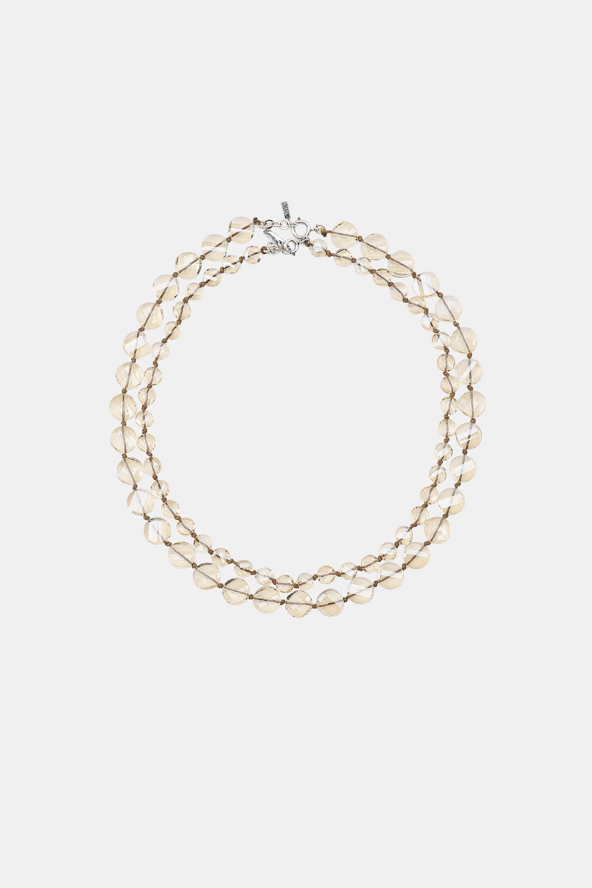 PACK OF 2 CRYSTAL PIECE NECKLACES — 990 (alternate view)