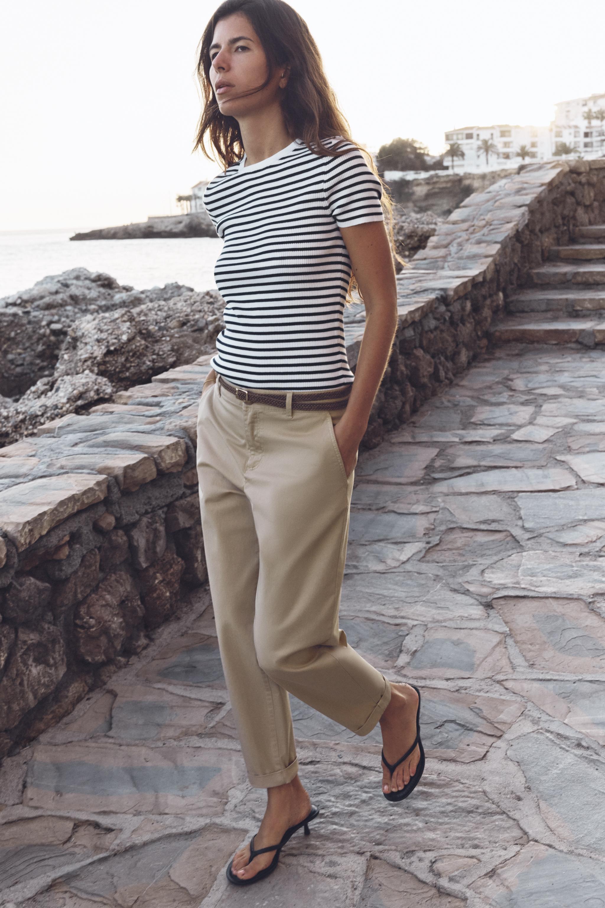 Pantalon Ancho Vaqueros Slim Mujer Zara Los Vaqueros Rectos De 27