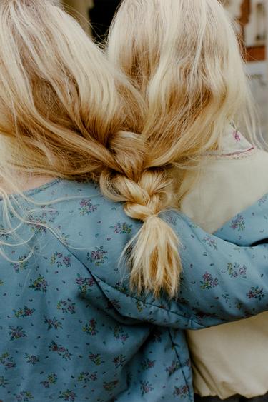 CASACO COM ESTAMPADO FLORAL - Azulado da Zara