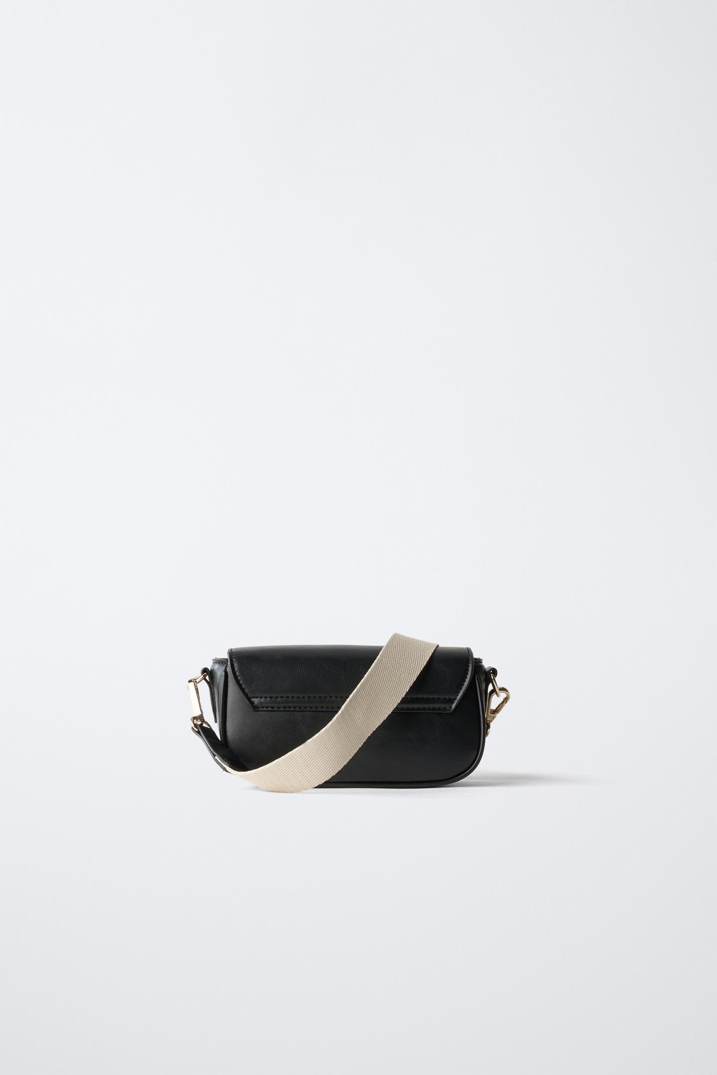 Детская сумка Zara Flap Crossbody, цвет: Чёрный — фото 5
